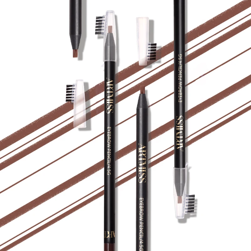 

Wholesale Creamy Defined Eyebrows Pencils Water Proof Suppliers With Flat Head Eyebrow Highlighter Pencil