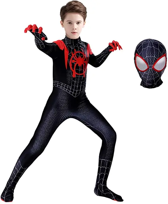 

Fashion Cool Costume Deguigement Super Heros Cosplay Super Hero Spiderman Costume For Kids Children