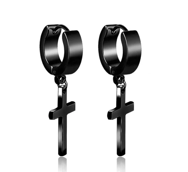 

6 pairs earing sets mens clip on earrings surgical stainless steel earrings, Picture