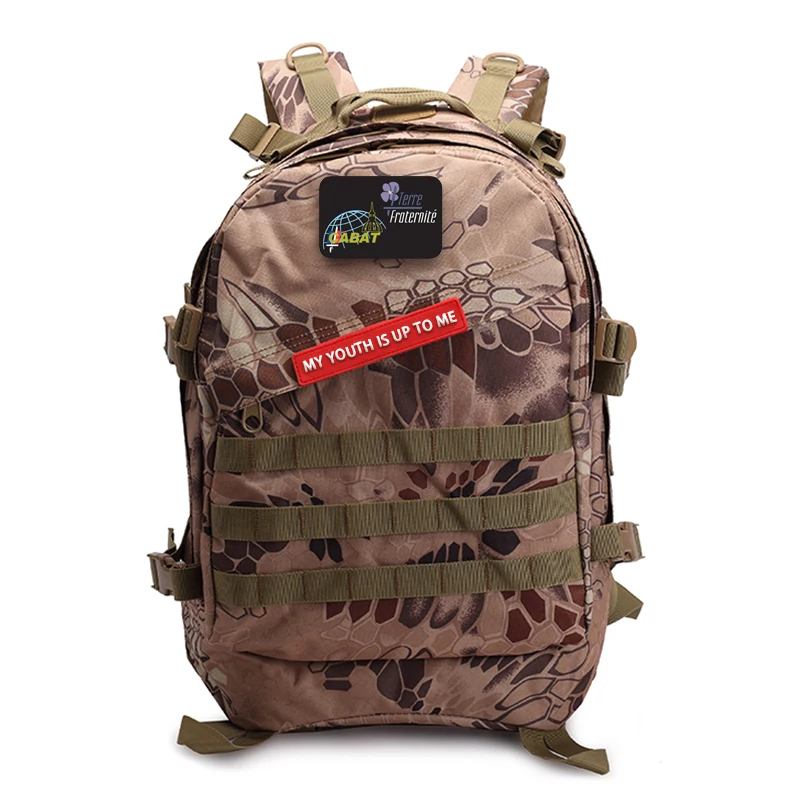 

Lupu 40L tactical backpack shoulder bag Customized LOGO OEM/ODM Smooth tactical desert camo backpack, Jungle camouflage