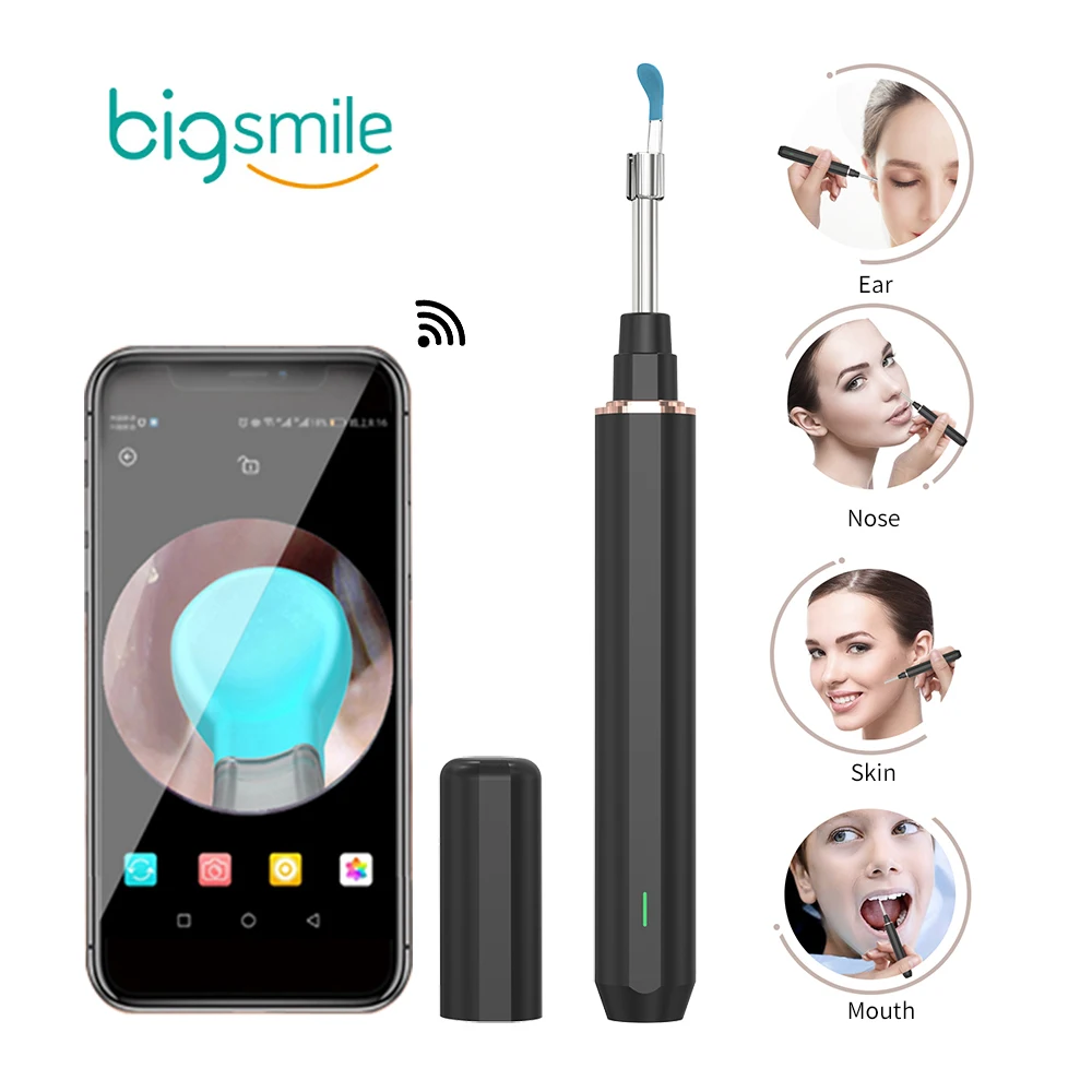 

multi-function New Professional Smart Visual Ear Cleaner Baby Ear Wax Remover Endoscope With Camera Led Light Ear Wax Tool