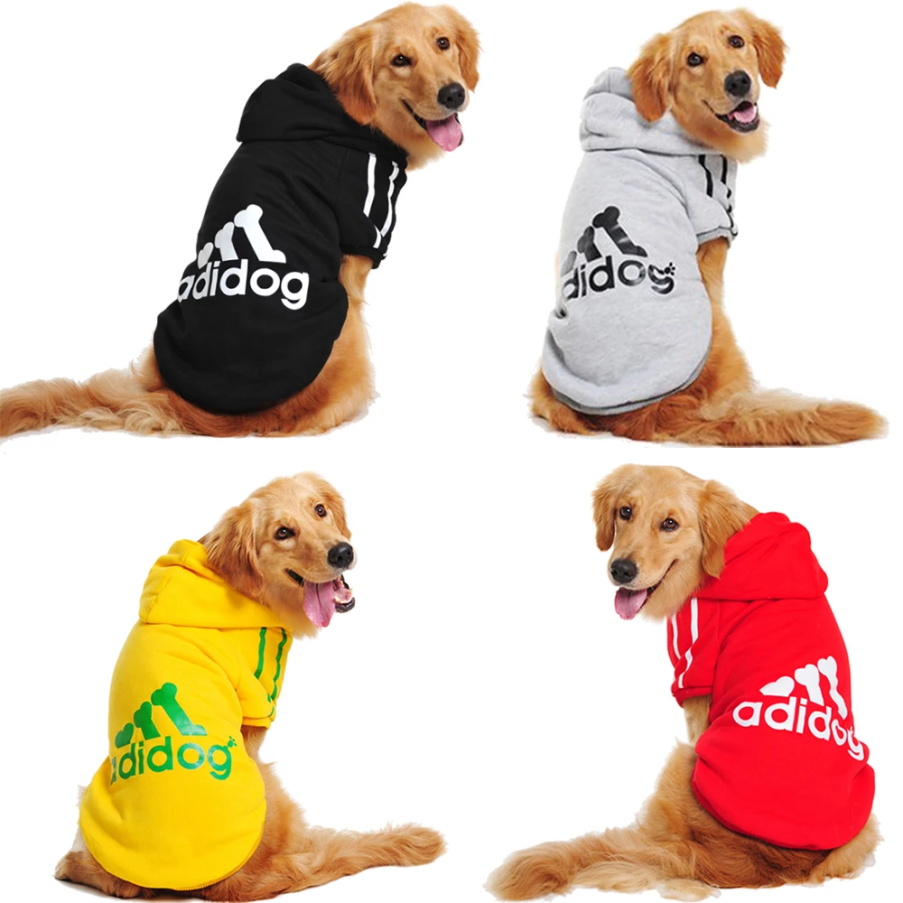 

Amazon top Hot Sale Large XXX Size 5XL Big Dog Clothes For Autumn Winter, 7 colors