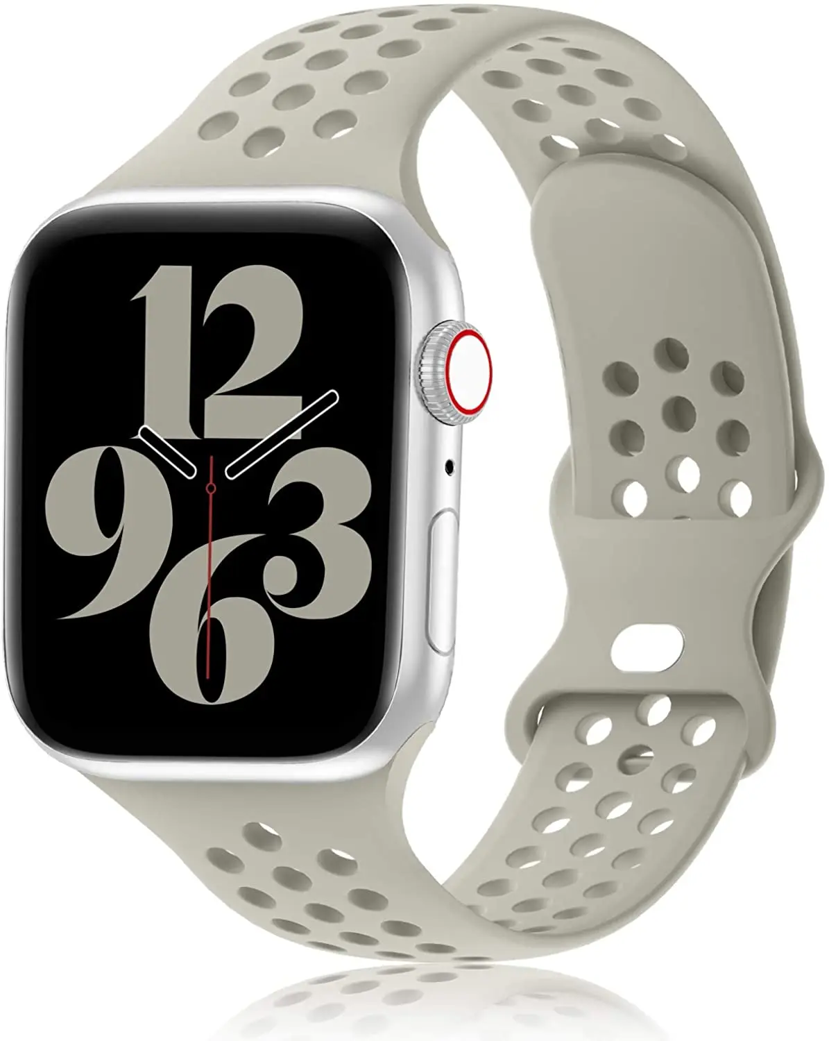 

Hot Selling Silicone + Nylon Watch Bands For Apple Watch Breathable Replacement Strap For Iwatch, Optional