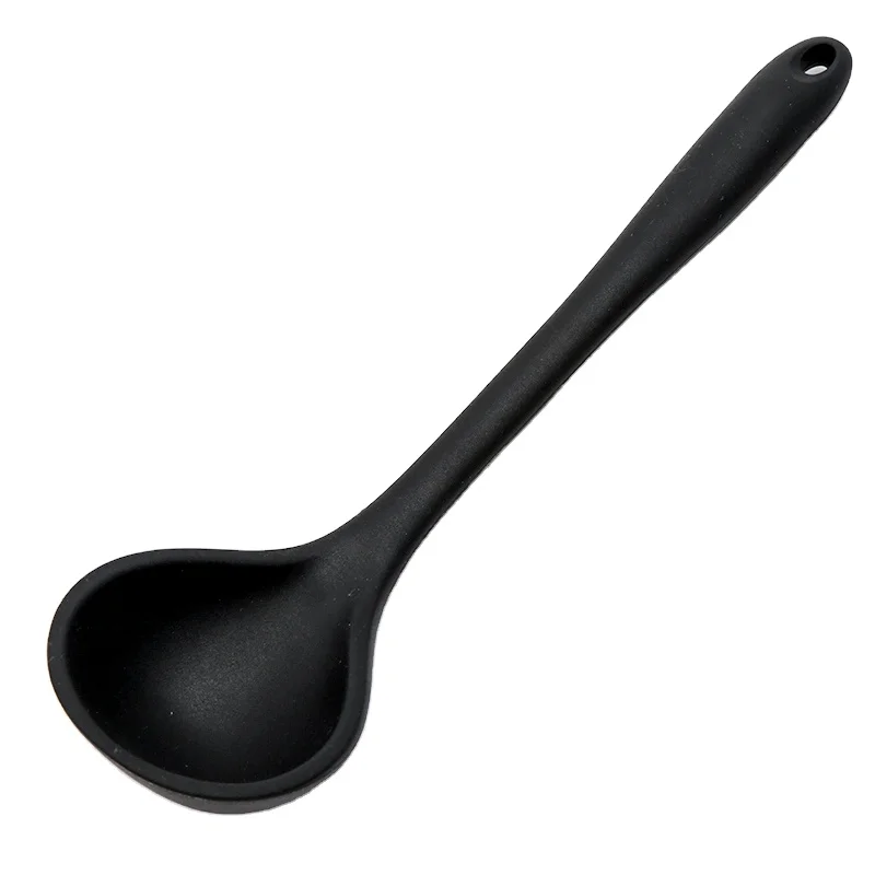 

Silicone Soup Spoon Heat Resistant Non-Stick Kitchen Cooking Soup Scoop Ladle for Home Kitchen Cooking