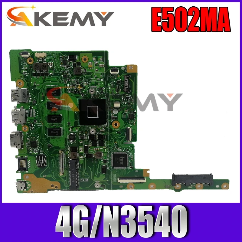 

E502MA MAIN_BD._4G/N3540/AS 90NL0020-R0001 Mainboard For ASUS E502MA E502 E502M E402MA Laptop motherboard 100% Test