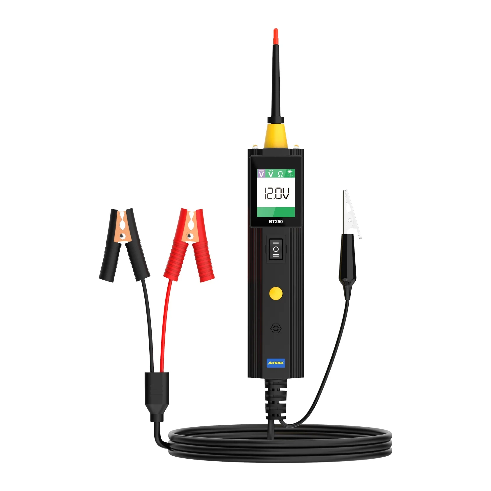

AUTOOL BT250 Car Circuit Tester Power Probe Automotive Scanner Electrical Auto LED Display Voltage Digital Diagnostic Tools