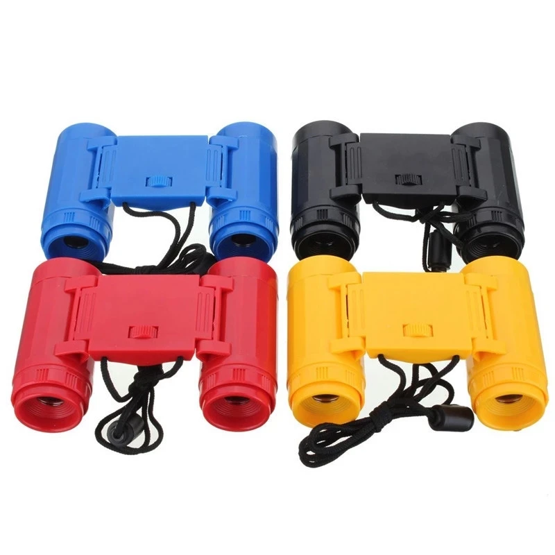 

2.5 x 26 Kid Children Magnification Toy Binocular Telescope With Neck Strap