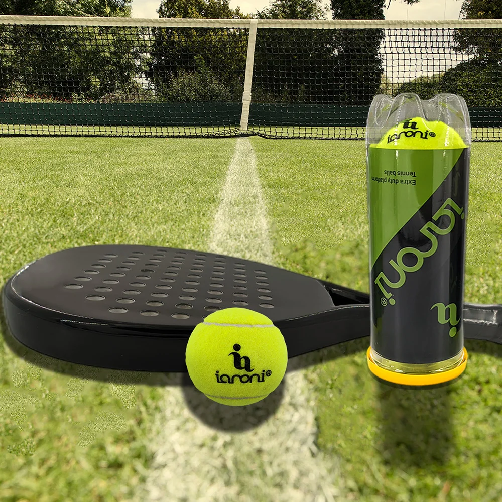 

padel professional High Quality pelotas de tenis tennis ball cans paddle head padel balls tube tennis ball, Green