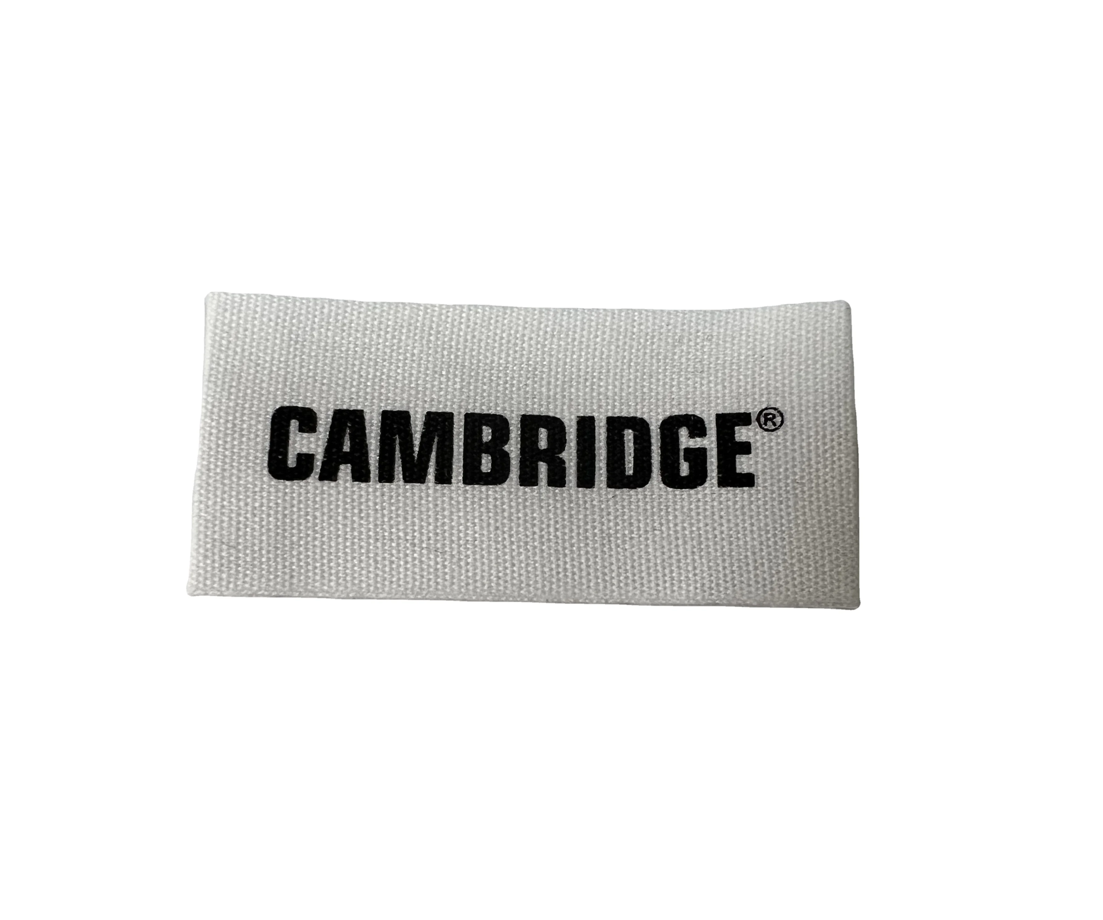 

Manufacture white fabric clothing tags cotton garment label for clothes