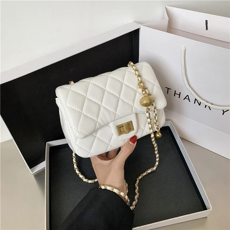 

Luggage, Bags Cases Bag Female New Summer Leisure Korean Fashion Slung Bag Rhombic Chain Solid Single Shoulder Small Sq