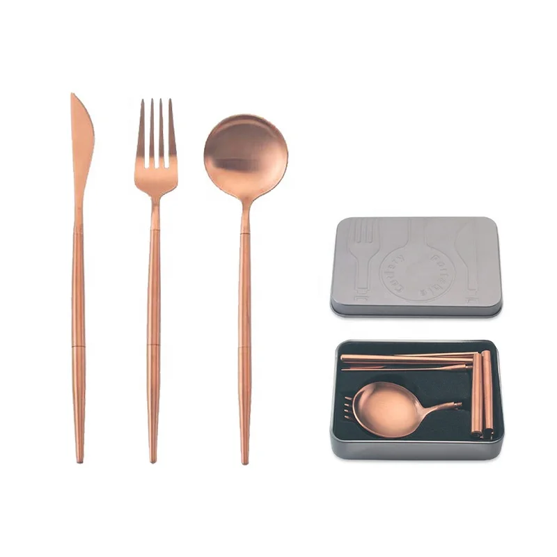 

Custom Popular flatware set spoons and forks stainless steel black and gold cutlery sets, Silver/gold/rose gold/black/pink gold/green gold/black gold