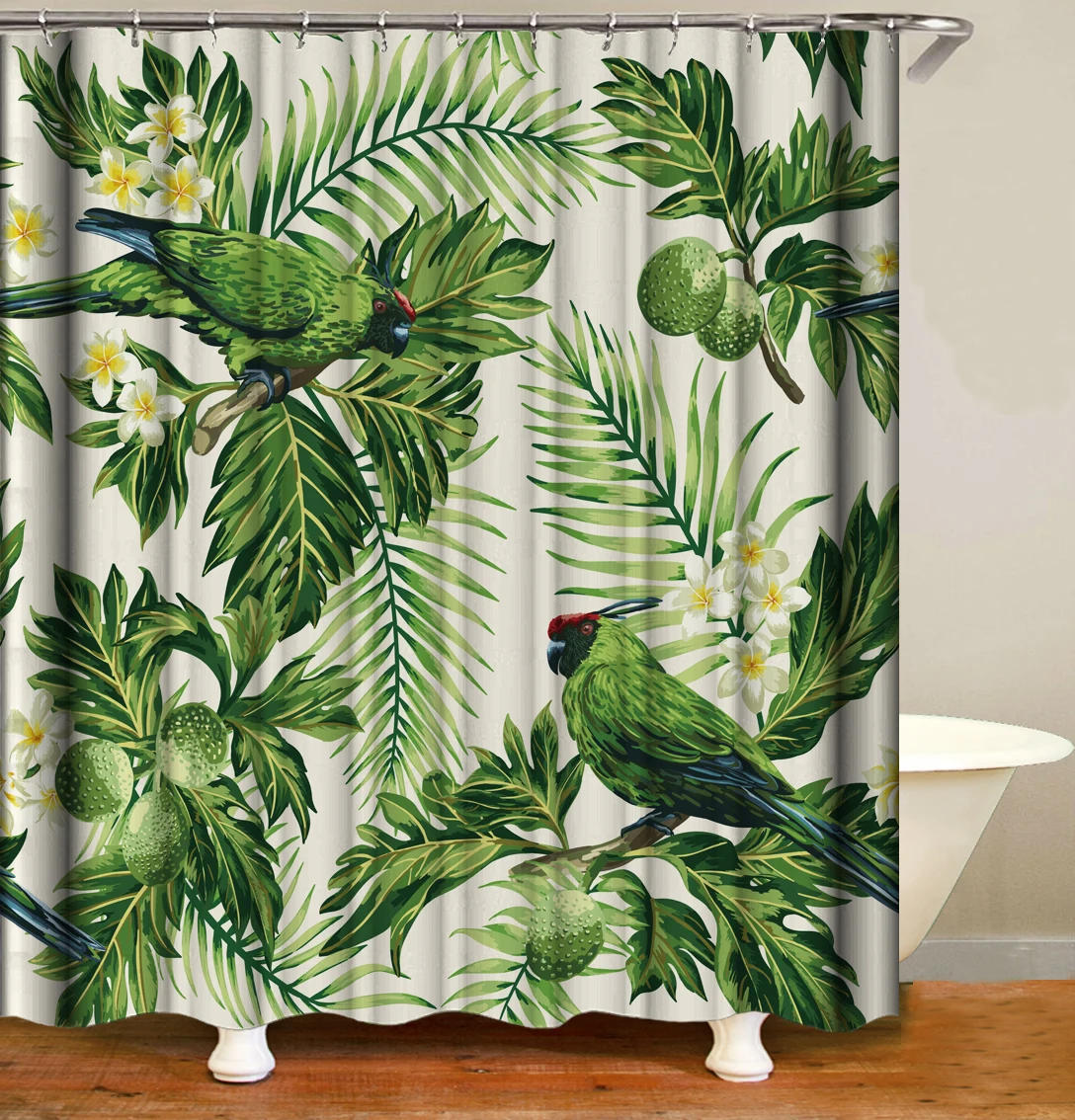 

i@home 3d digital printed nordic decor eco friendly shower curtain with forest polyester, Customer's request
