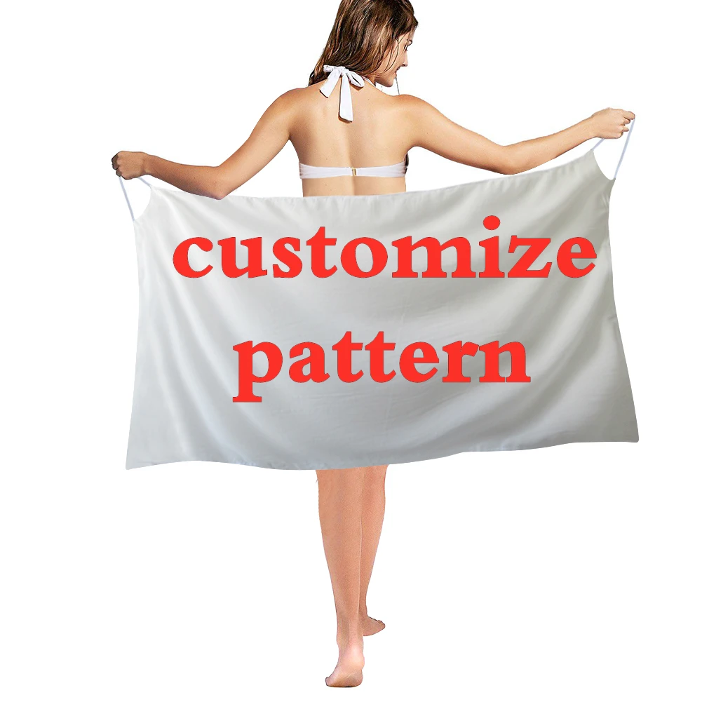 

Tribal Hawaiian Custom Logo Sarongs Beachwear Pareo Floral Printed Women Beach Bikini Wraps Sheer Cover Ups Skirt for Swimwear, Customized color