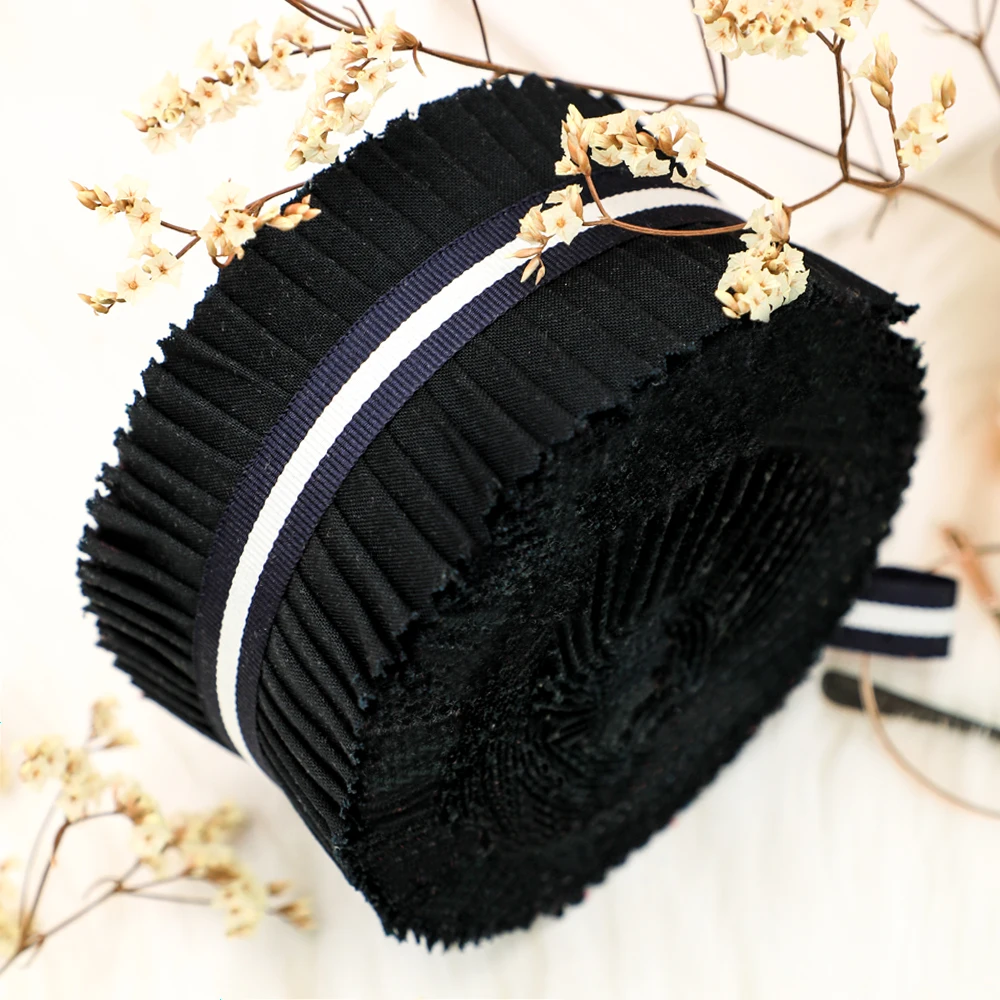 

Kona Quality 20 Pieces Black Color Jelly Rolls 100% Cotton Fabric Bundles For DIY Patchwork Quilting Fabrics