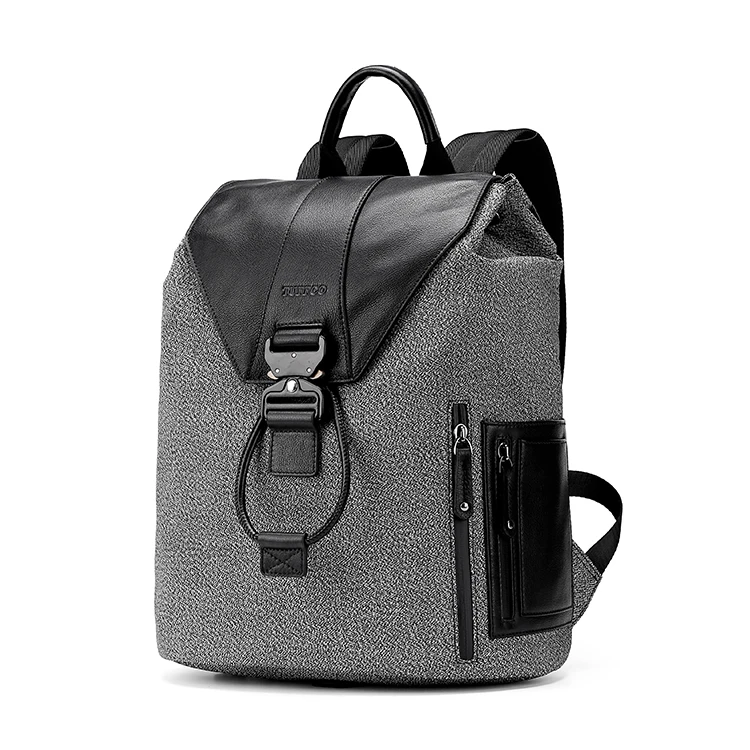 

Large capacity anti-theft unisex multifunctional anti-cut RFID backpack can be customized material size nylon backpack, Gray