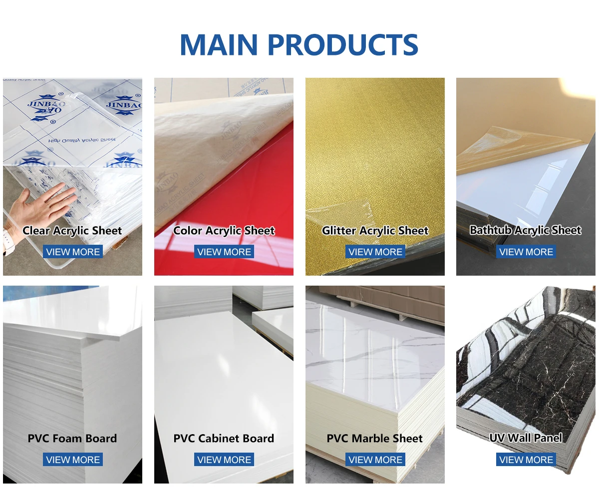 Jinan Jinbao Plastic Co., Ltd. - Acrylic Sheet, PVC Foam Board