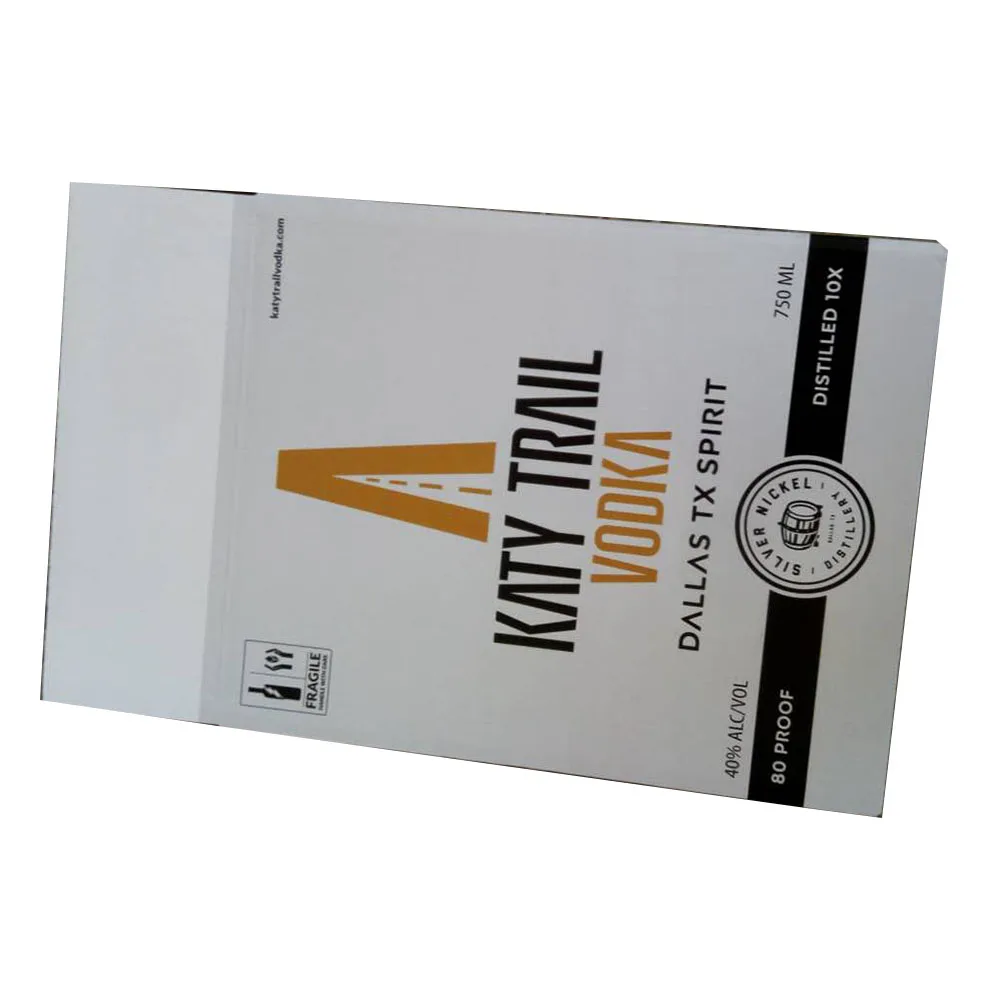 Free Sample 6 Packs Cardboard Wine Bottle Box With Inner Divider Buy