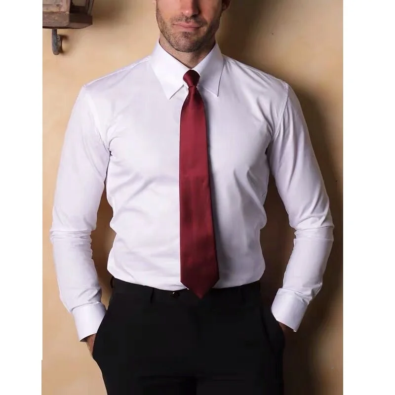 

high quality 100% cotton shirt men formal shirts for men