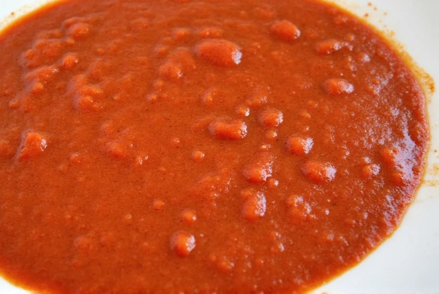 Spicy pizza with colorful toppings