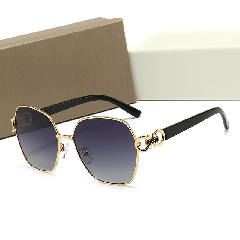 

Ladies' latest personality gold frame sunglasses gradient color popular sunglasses 2022, Keyword