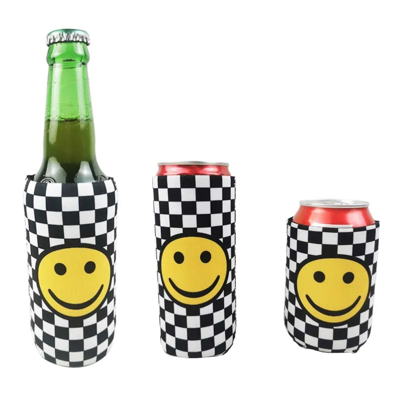 

Hot-selling Custom Sublimation printing Insulated Neoprene Skinny 12oz Beer Can Cooler Stubby Holder Beer bottle Coozies