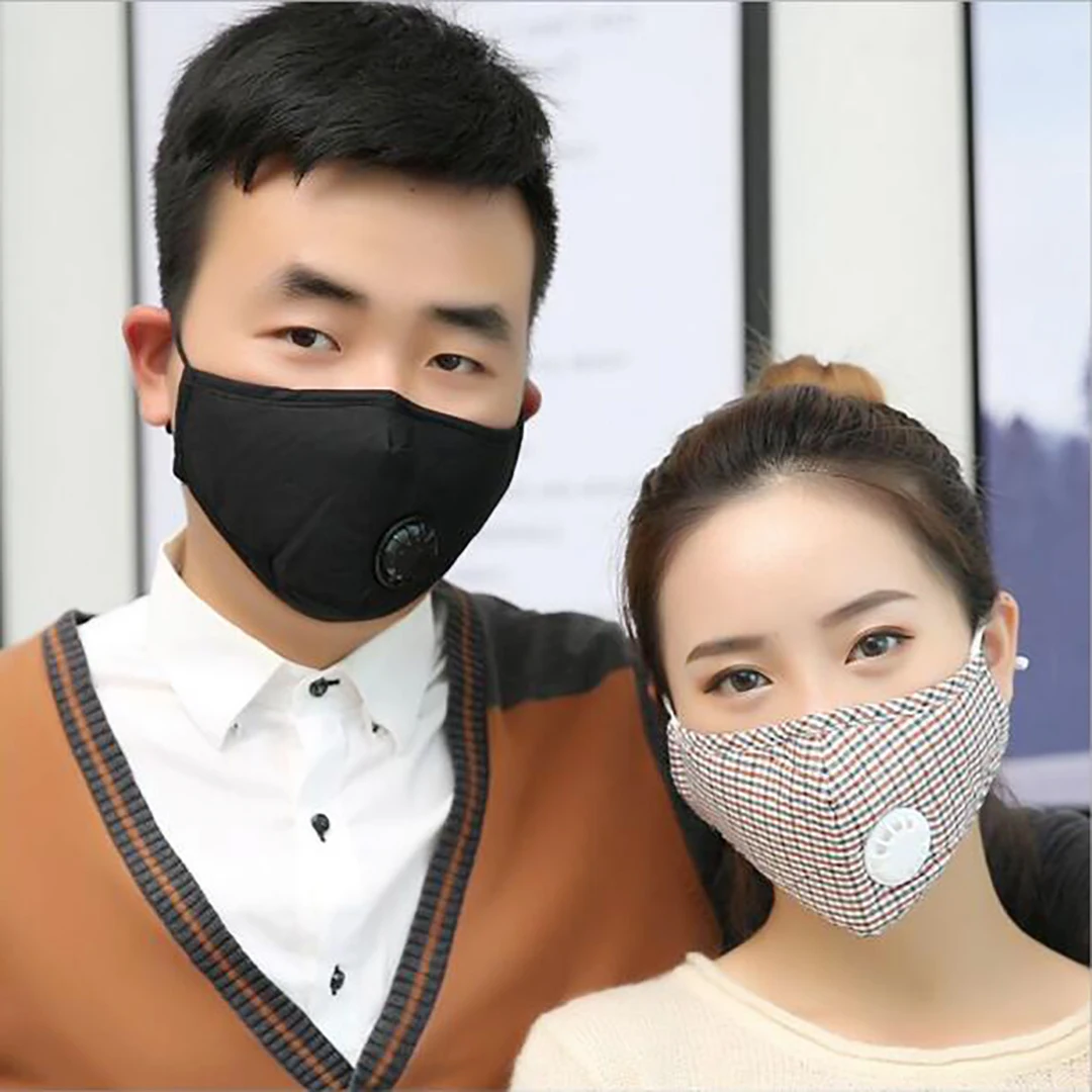 

adult kids tc fabric 5-ply cotton washable three layer cotton face mask