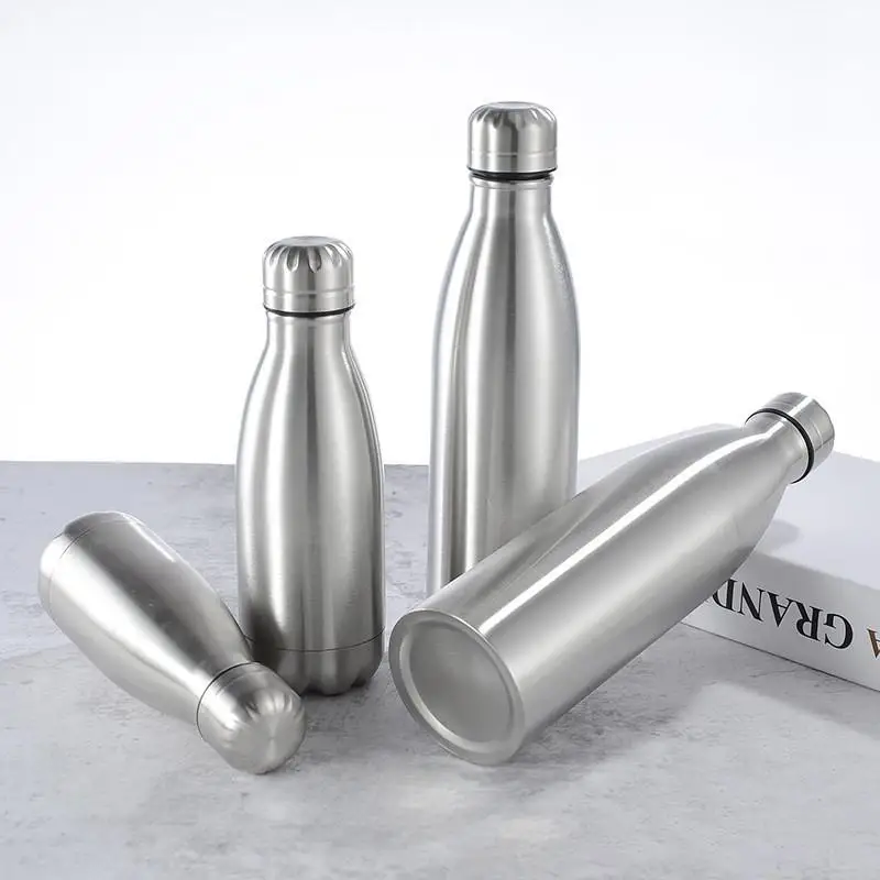 

P825 Sports Bottle Single Layer Cola mug Daily Necessities Stainless Steel Cola Bottles, Customized color