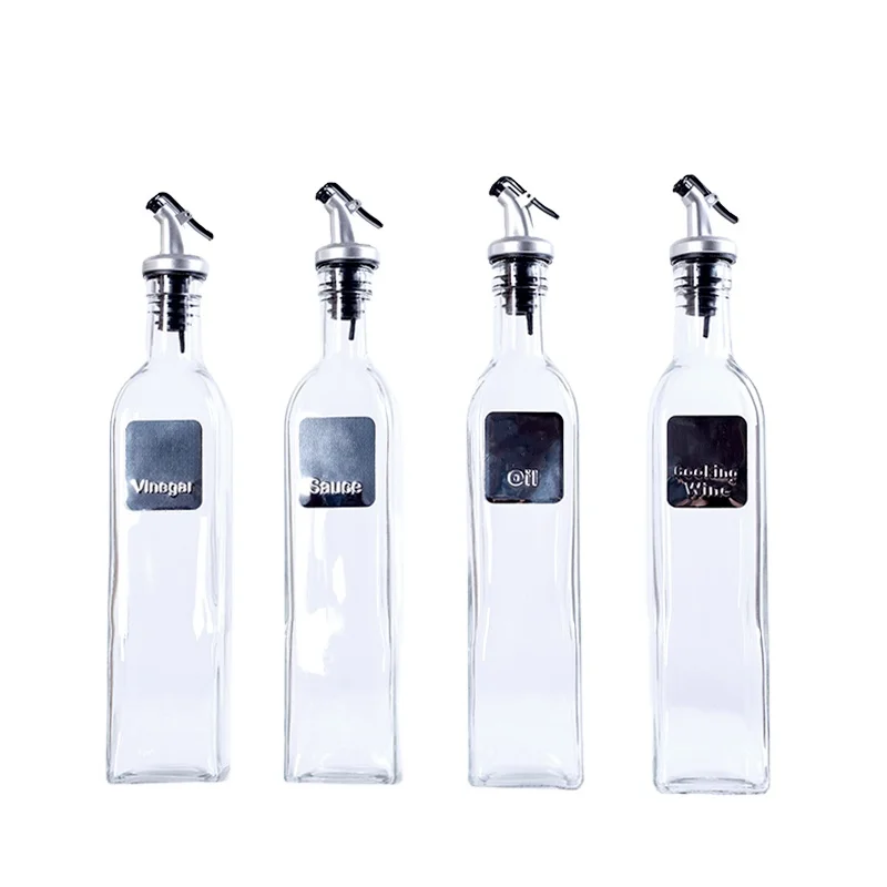 

spice & oil bottle and storage set, Transparent