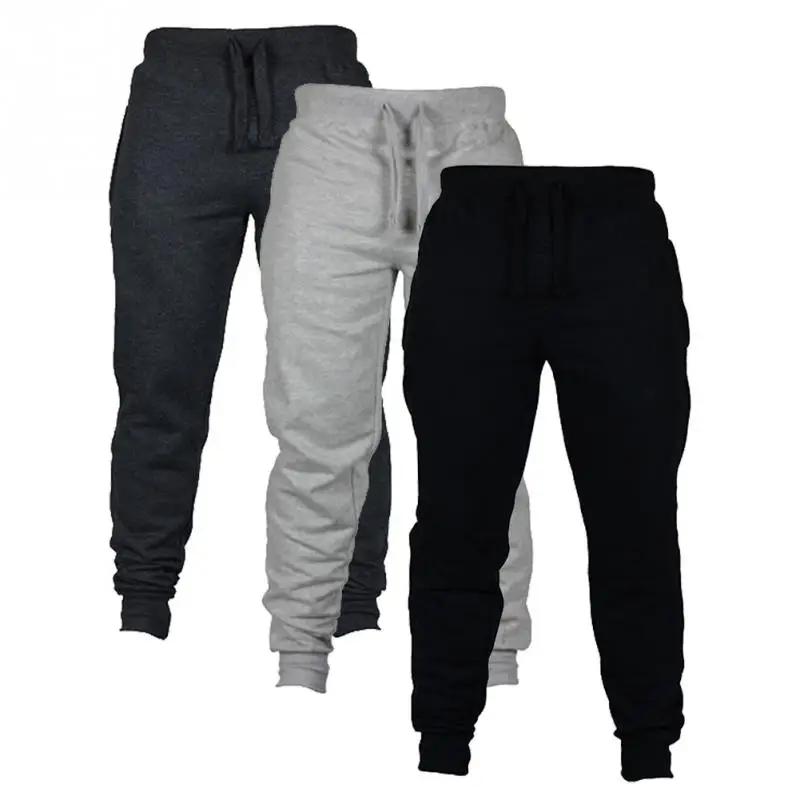 

Custom Sweatpants Blank Cotton Men Trousers Jogger Casual Pants Male Wholesale, Black, light gray, dark gray, navy