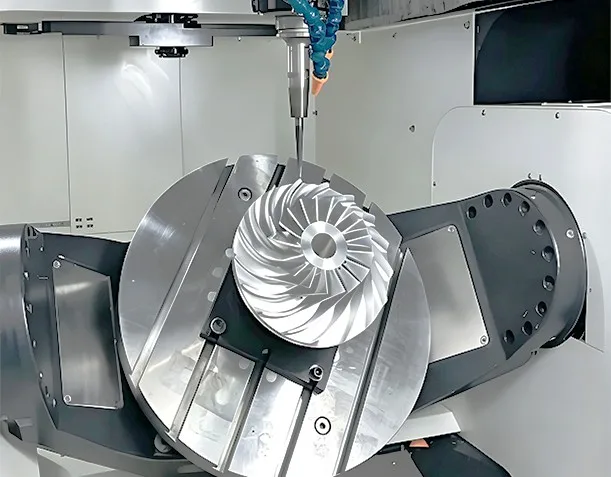 5-axis CNC machining impeller