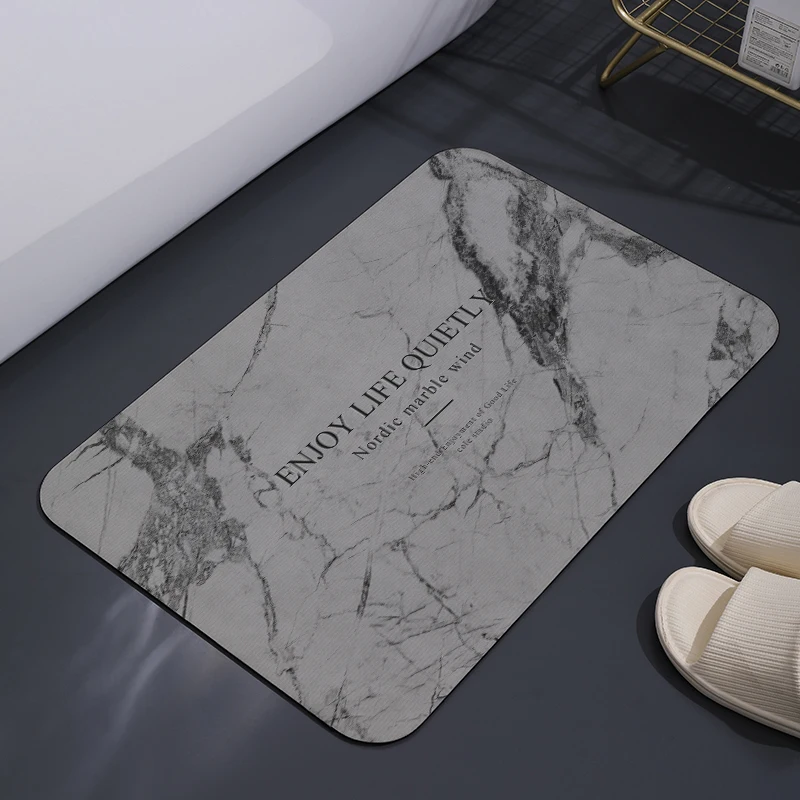 

household items soft diatomite mat fast drying bath mat water absorbing, Customized color