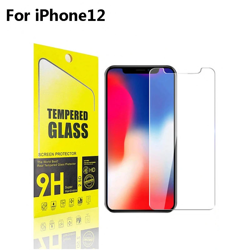 

9H Anti Scratch Tempered Glass Screen Protector Anti-Fingerprint Screen Protector for iPhone 12 13 Pro Max, Clear