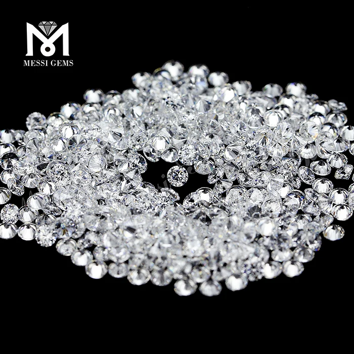 

Wuzhou gemstones manufacturer cubic zircon 1000pcs/bag high quality CZ, White color