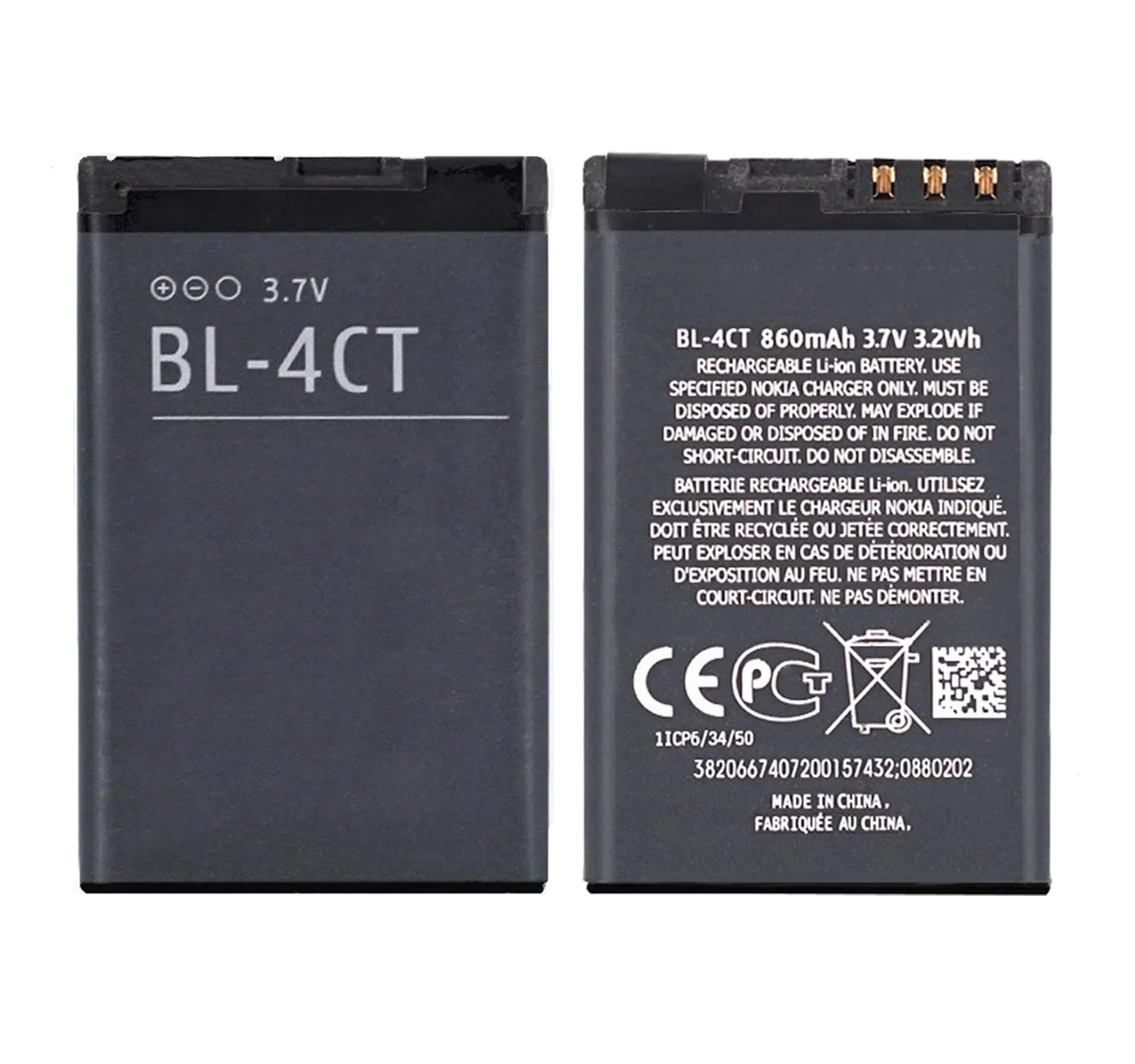 

BL-4CT For Nokia 2720 2720F 5630 7212C 7210C 7310C 7230 X3-00 battery for phone BL4CT BL 4CT bl-4ct phone battery samsung
