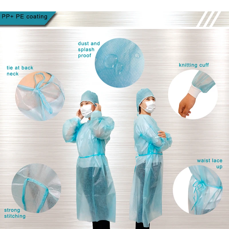 Disposable Medical Uniform Lab Coats Laboratory Isolation Gown Nonwoven Gown Buy Disposable
