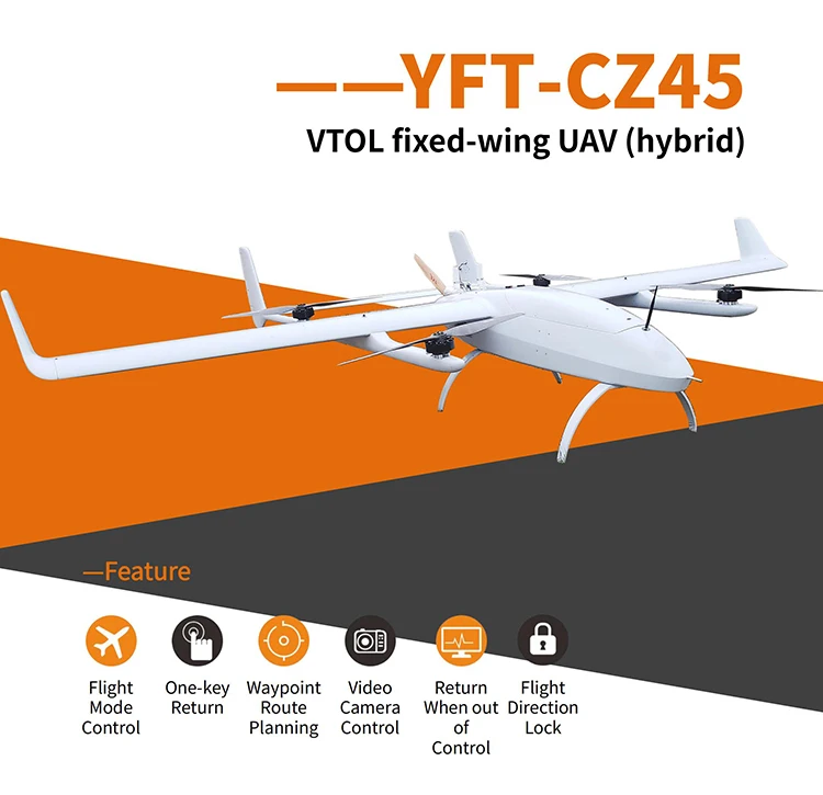 
8hours Endurance 20kg Payload Surveying Drone with Long Range YFT-CZ45 