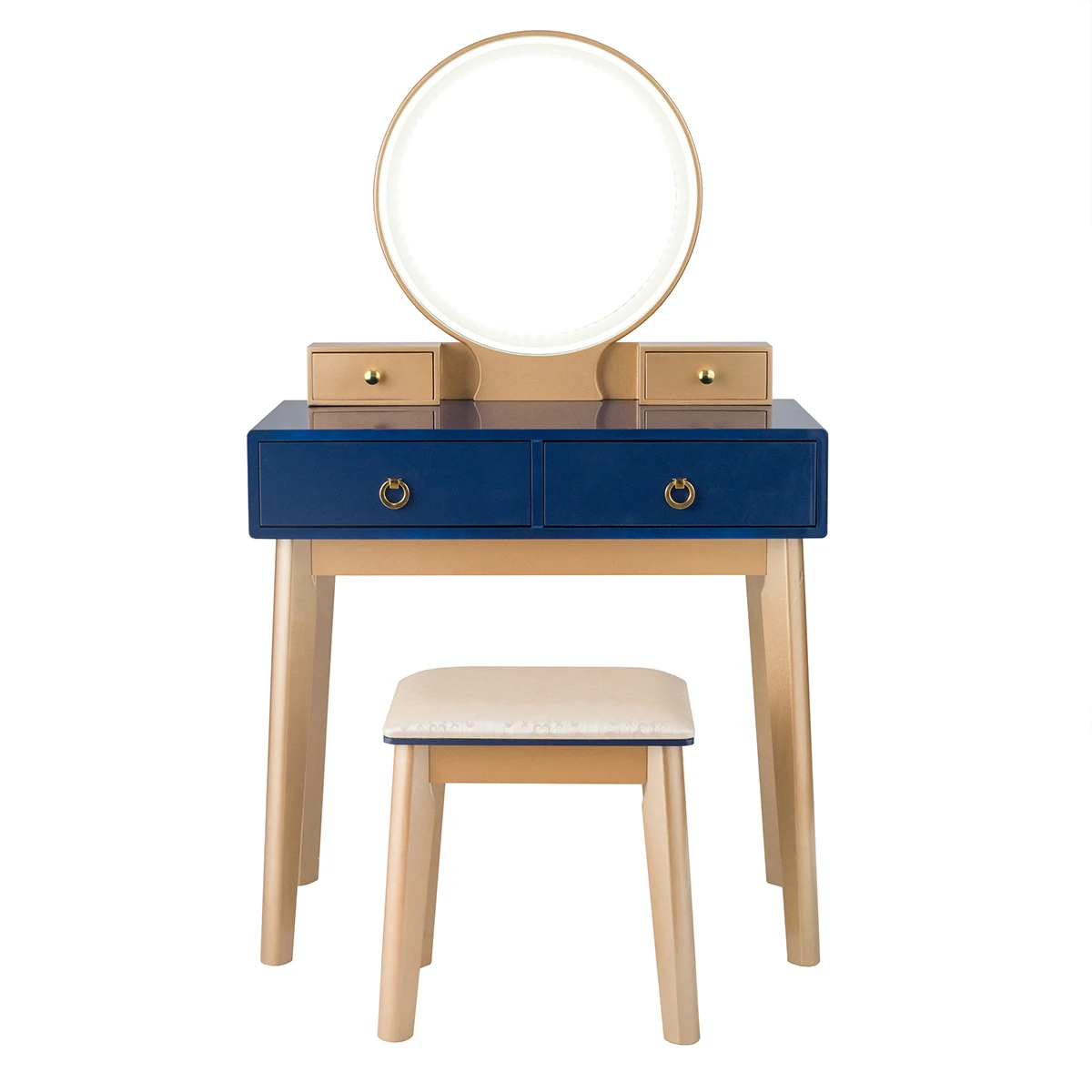 vanity makeup table with lights