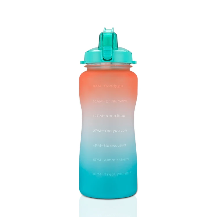 

Everich in stock outdoor use 64oz wholesale gym plastic water bottle motivational