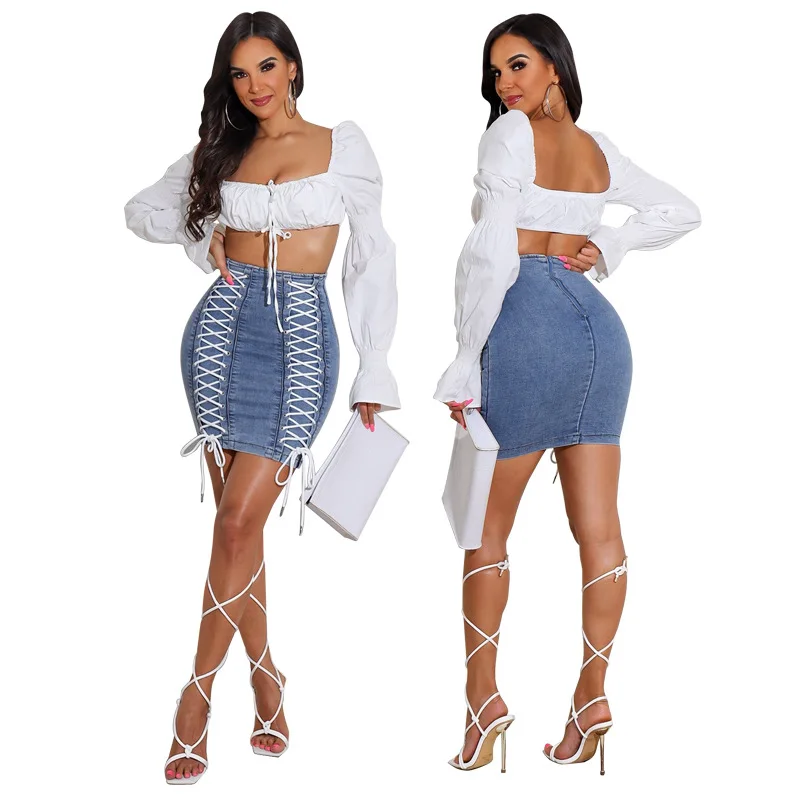 

New Design Denim Skirt Sexy Women Clothing Casual Summer Skirts Women