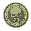 Free Sample No Mold Cost Create Your Own Patch Custom Airsoft Tactical 3D PVC Rubber Skull Ghost Patch