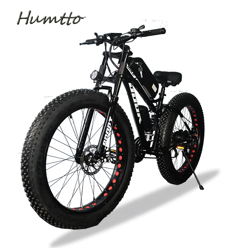 

China MTB 26 inch adults fat snow tire sport ebike electric mountain 500W 1000W Lithium battery fat tire electric bicycles bike, Black white greed red orange blue