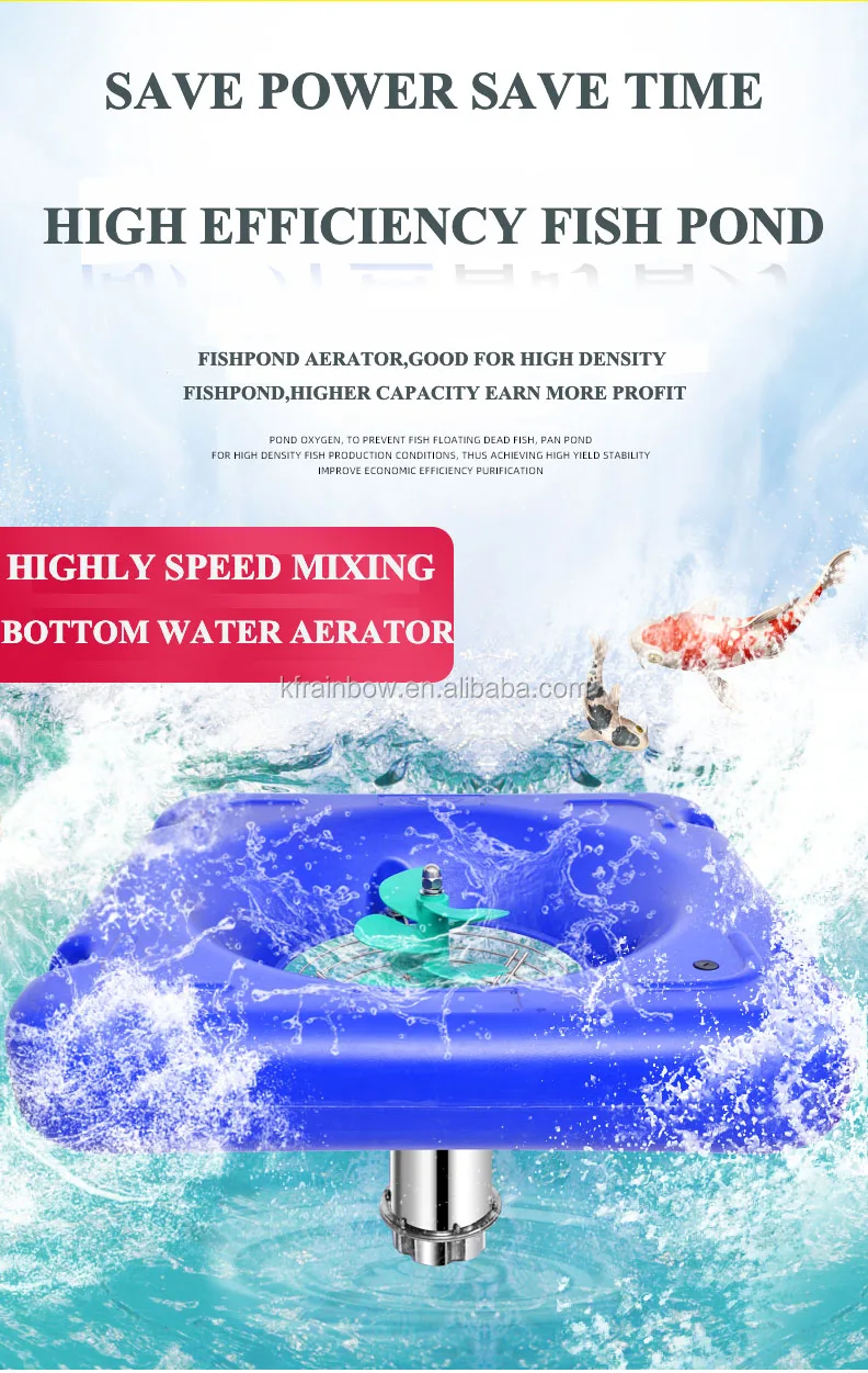 Automatic timer floating pump aerator aquarium pond aerator electric water pump aerator for fish farming