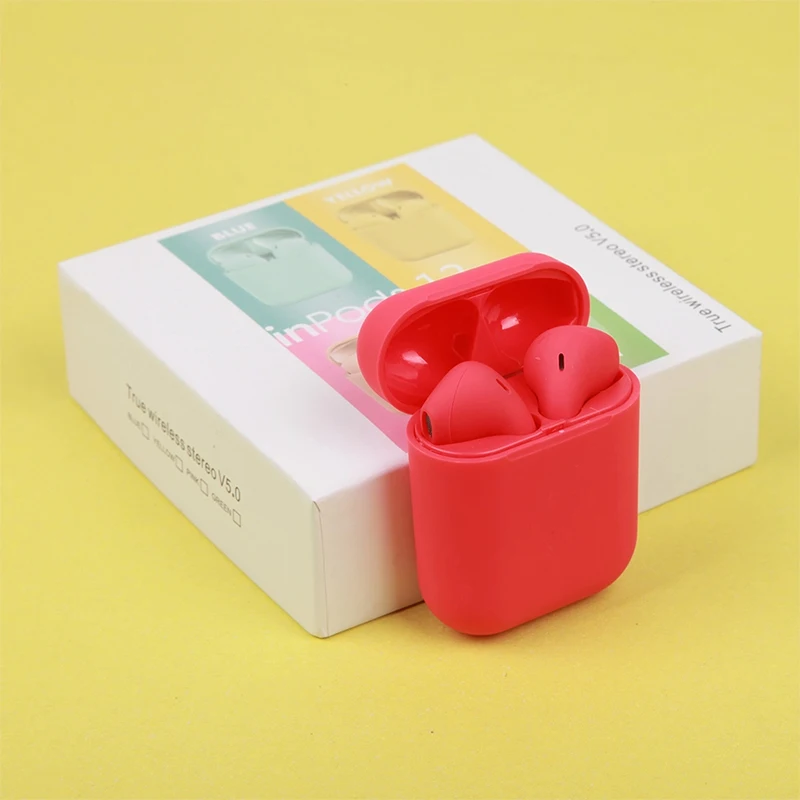 

2020 Fast Delivery Newst Clarity Sound Auriculares Inalambricos Mini I12 TWS, Black/white/pink/blue/yellow/green