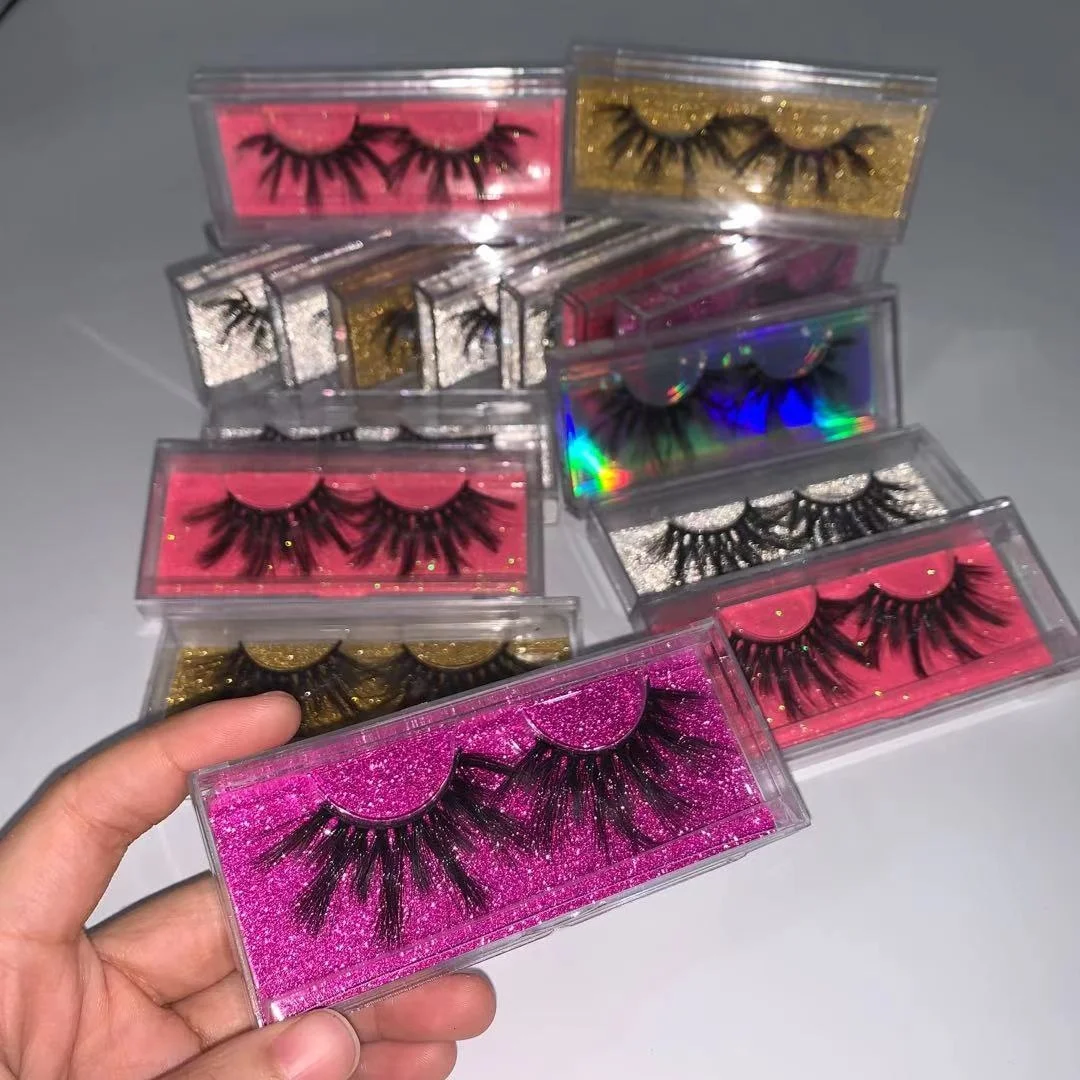 

wholesale Eyelash extension custom eyelash packaging 3d mink lashes with logo