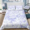 Crackle Batik Pale Blue Bedding Set linen bedding 100% pure