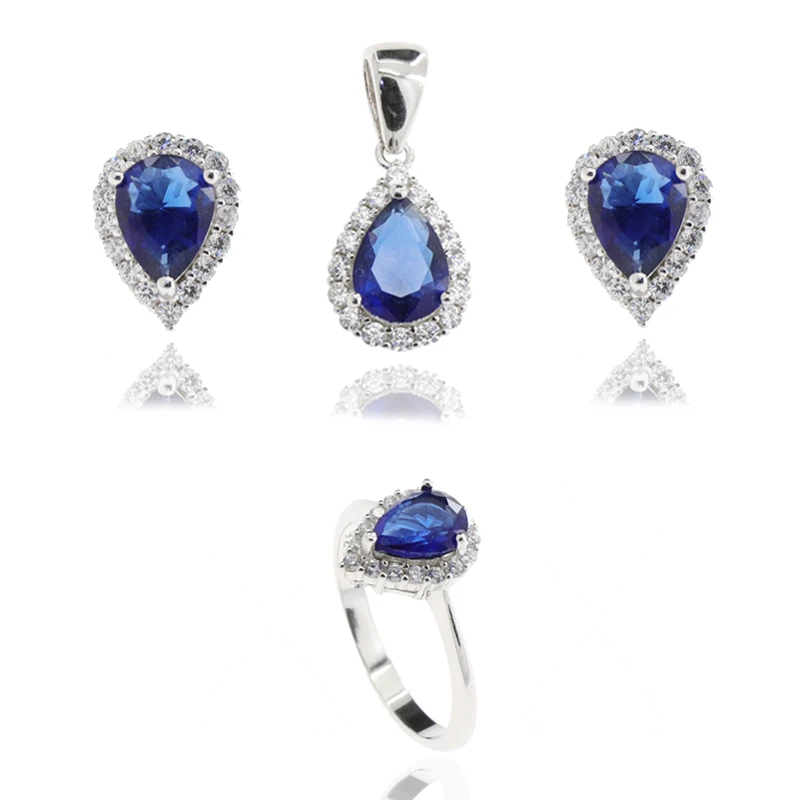 

925 sterling silver Jewelry sets women necklace set earring for