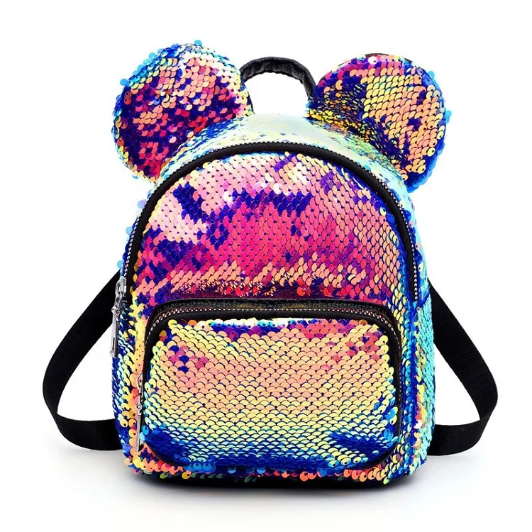 

Qetesh Kids Fashion Bags 2020 New Arrival Kids Backpacks Sequins Bags, Customized color