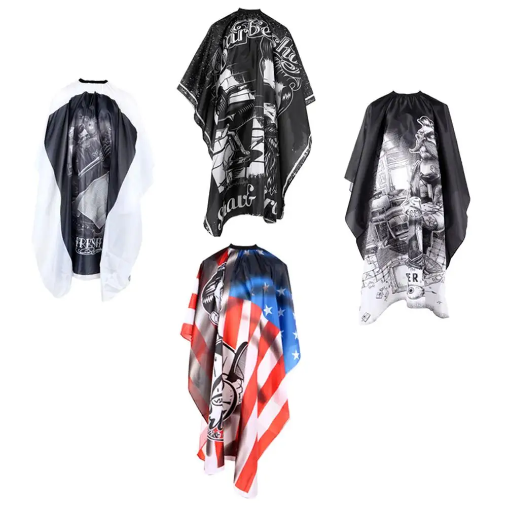 

4 Colors Hairdressing Salon Barber Cutting Cape Water-proof Gown for Kids and Adults, Color