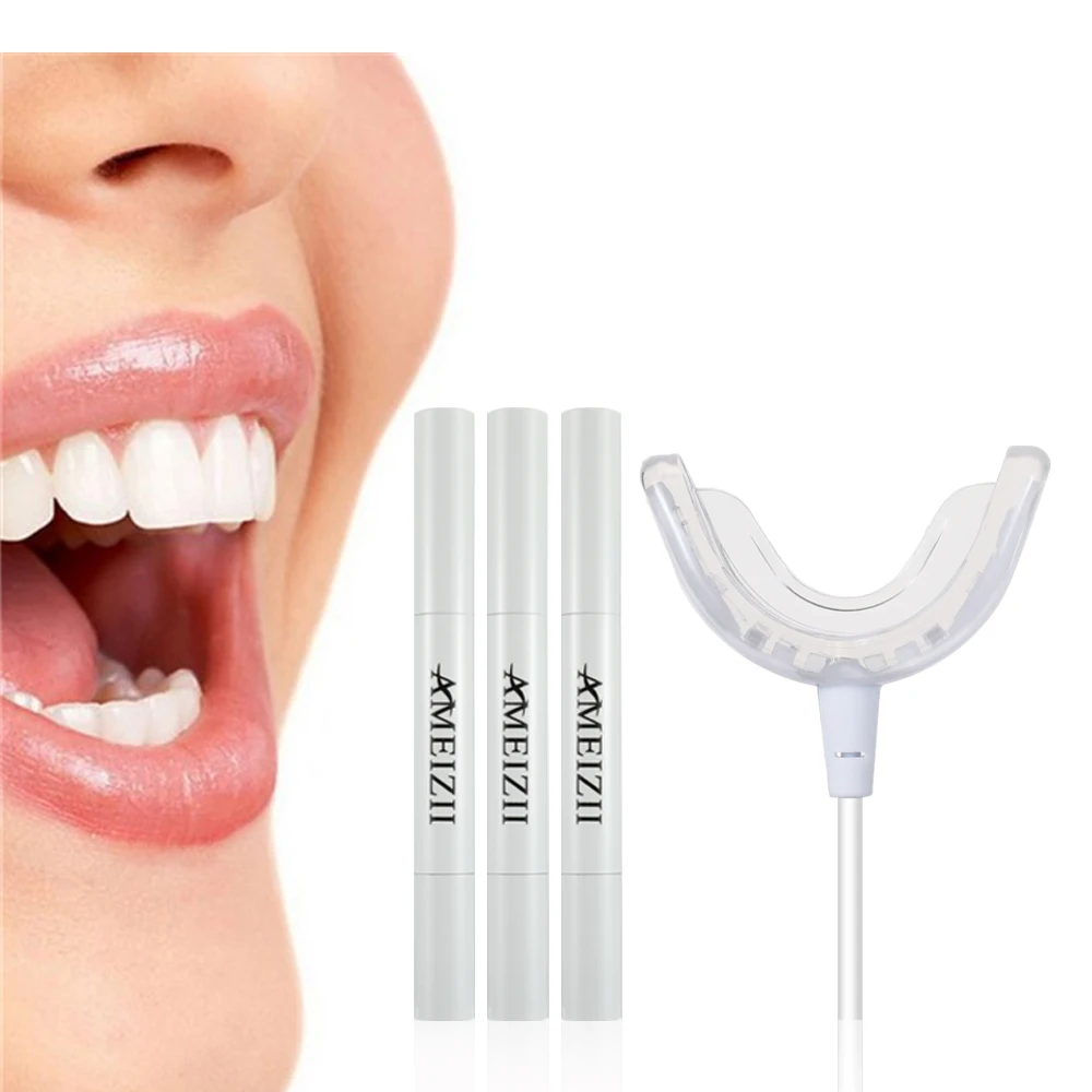 

Private Logo teeth Whitening Kits Dental Bleaching Machine 16 LED Blue Light Lamp Tooth Whotening Gel Pen Blanchiment Dentaire