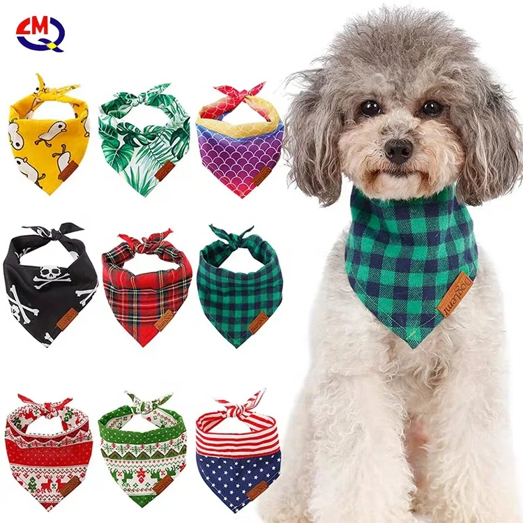 

Cheap Pet Puppy Head Scarfs Towel Triangle Bandage for Small Medium Dogs, Picture